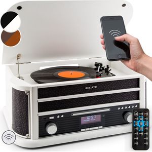 Belle Epoque 1908 DAB retro stereo-installatie platenspeler DAB+ bluetooth