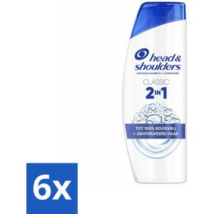 Head & Shoulders – 2-in-1 – Classic – 300 ml - Voordeelverpakking - 6 stuks