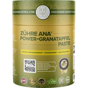 Zühre Ana Power-Granaatappelpasta, Kudret Macunu: 100% Natuurlijke Formule, Natuurlijke Hulp bij Maagproblemen, Reflux, Gastritis en Spijsverteringsstoornissen, Snel Werkend, Ontstekingsremmende Eigenschappen