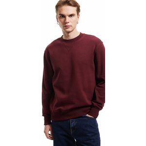 Ronde kraag Met gebruik van twee verschillende stoffen Sweatshirt