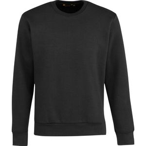 STØRVIK Torino Sweater Ronde Hals - 4 Seizoenen - Heren - Maat 3XL - Zwart