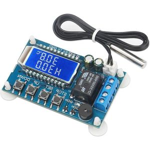 Electronic Temperature Controller Module 6-30V DC Waterproof Digital Thermostat -50-110°C Display with Sensor