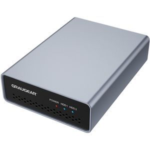 Graugear - G-25RD2-AC-10G - Harddisk Behuizing - Grijs - Extern RAID voor 2.5 inch SSD's/HDD's