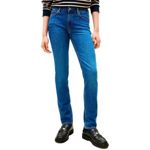 TOMMY HILFIGER - Jeans - Blauw Denim - Slimfit - 5-Pocket-Style