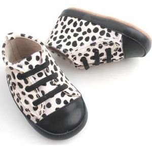 Oh Little Deer 100% leren baby sneakers - cheetah wit - M (19/20)