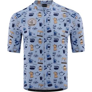 Cube Blackline Cmpt Korte Mouw Wielertrui Blauw 2XL Man