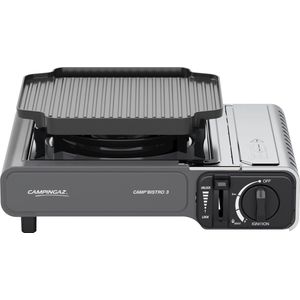 Campingaz Camp Bistro 3 Griddle Combo camping kooktoestel – 1 pits gas kooktoestel 2200 Watt – met pandragers en bakplaat
