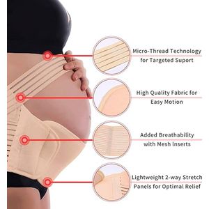 Ondersteunende zwangerschapsband XL