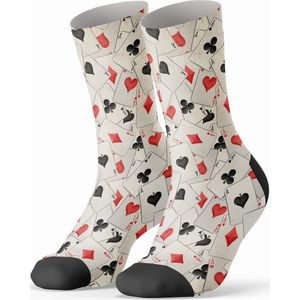 Sock My Feet 3-pack sokken heren 43 46 - duurzaam - naadloos - Cards