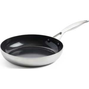 GreenPan Geneva Koekenpan - RVS - Ø18 cm - Keramische anti-aanbaklaag