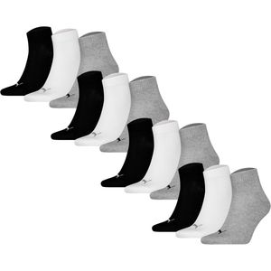 Puma - Sokken Quarter Plain - 12-pack - Unisex