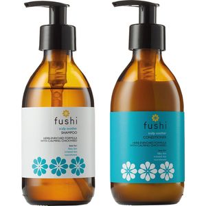 Fushi - Scalp Soother Herbal Shampoo - 2 glazen flessen