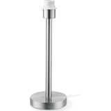 Home Sweet Home - Moderne tafellamp voet Stick voor lampenkap - Geborsteld staal - 14/14/39cm - gemaakt van Metaal - geschikt voor E27 LED lichtbron - voor lampenkap met doorsnede max.35cm