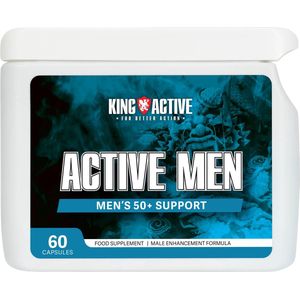 Active Men 50+ - Voedingssupplement - Natuurlijke Ingrediënten