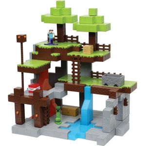 Jada Toys - Minecraft Nano Scene Overworld - Actiefiguur