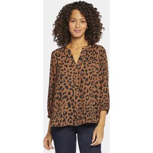 NYDJ Pintuck Blouse Dierenprint | Athena