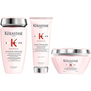 Kerastase Genesis Bain Nutri-Fortifiant 250ml + Fondant Renforcateur 200ml + Masque Reconstituant 200ml