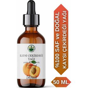 Koudgeperste Abrikozenpitolie Druppels (50ML) Rijk aan vitamines en mineralen / Drinkbaar / Ook voor huidverzorging