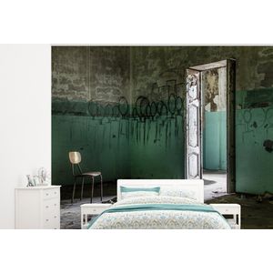 Stoel - Steen - Deur - Architectuur - Behangpapier