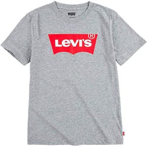 Levi's Lvb S/S Batwing Tee 6e8157 T-shirt voor babyjongens, Grijze Hei, 3 maanden