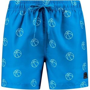 Son of a beach jongens zwembroek - strandbal - licht blauw - maat 98/104