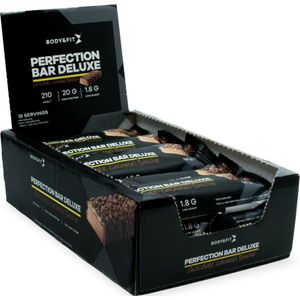 Body & Fit Perfection Bar Deluxe Protein Bar - Eiwitreep - Chocolate & Caramel - Proteine repen - 825 gram (15 repen)