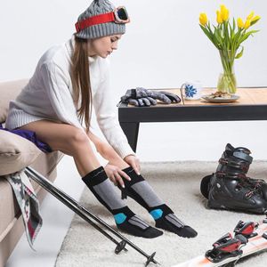 Warme Merinoskisokken voor Winter - Thermische Kousen voor Heren, Dames en Kinderen, Skokousen, Snowboardsokken, Knierekousen