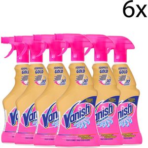 Vanish - Oxi Action Gold - Vlekverwijderaar Spray - Set van 6 - 500 ml per fles