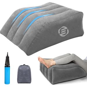 Equivera - Kniekussen - Opblaasbaar - Ergonomisch - Voor in Bed - Traagschuim