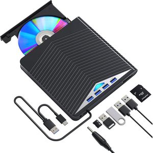 Draagbare Externe Blu-ray Drive met USB 3.0 voor Archivering van Foto's en Video's
