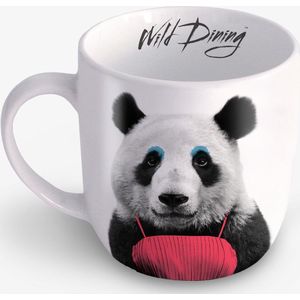 Mustard - Desktop Mug Wild Dining Panda