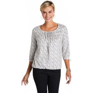 Lange tuniek met print, 3/4 mouwen