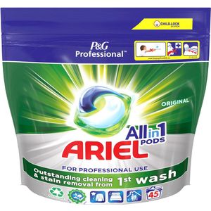 Ariel Professional Formula All-in-1 Original wascapsules, pak van 45 stuks 2 stuks