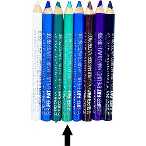 D'Donna - Jumbo Oogschaduw en Oogpotlood met puntenslijper - Super Fat Eye Liner Marker - Waterproof - Licht Groen - 1 stuks