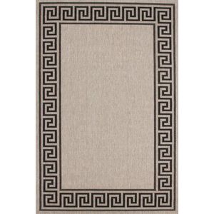 Lalee Finca- vloerkleed- karpet- sisal look- flat weave- laag polig- geweven- 200x290 cm zilver