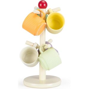 Houten Bekerhouder - Duurzaam en Elegant - 1 stuk - Natuurlijk Hout