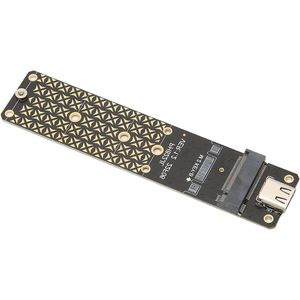 EGoods - M.2 naar USB-adapter voor snelle 10Gbps overdracht van NGFF SATA harde schijf met sterke warmteafvoer, multifunctionele SSD naar USB3.1 Type C 10G adapterkaart - ondersteunt 2230, 2242, 2260 en 2280 grootte SSD.