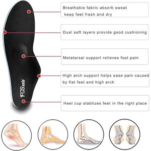 Orthopedische inlegzolen Steunzool inlegzolen Comfortabele Inlegzolen voor platte voeten, EU41-42(27cm)