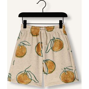 PLAY UP Printed Fleece Shorts Broeken Jongens - Ecru - Maat 116