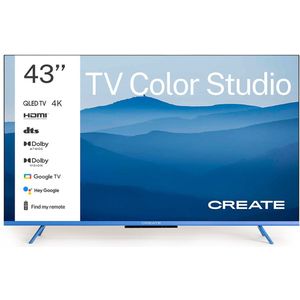 CREATE - QLED 4K 43"" Smart TV met antireflectiescherm en gekleurde lijst - TV COLOR STUDIO