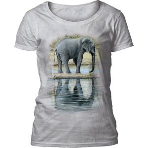 Ladies T-shirt Reflections of Elephant L