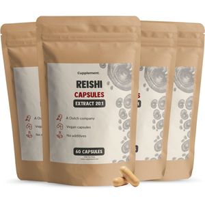 Cupplement - Reishi Extract - Capsules - Biologisch - 400 mg