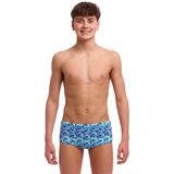 Funky Trunks Sidewinder Zwemboxer Blauw 12 Years Jongens