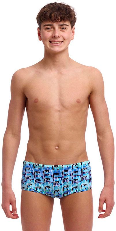 Funky Trunks Sidewinder Zwemboxer Blauw 12 Years Jongens