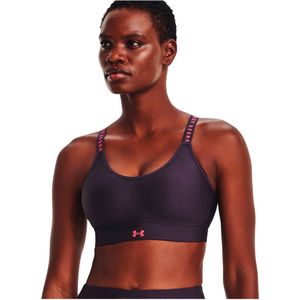 Under Armour Infinity Covered Sporttop Medium Ondersteuning Paars XS Vrouw