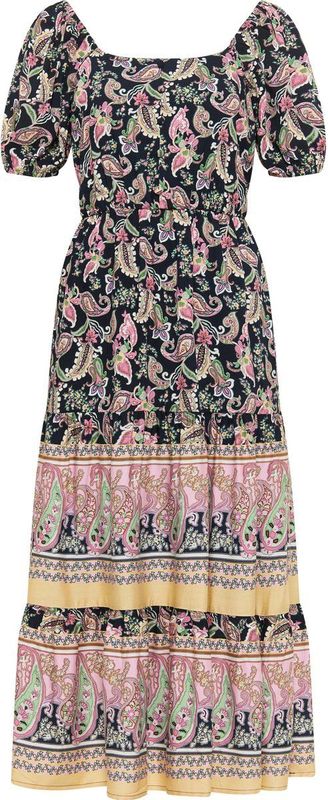 usha Midi-jurk met paisleyprint