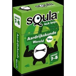 sQula Aardrijkskunde Wereld groep 7-8 - educatief kaartspel