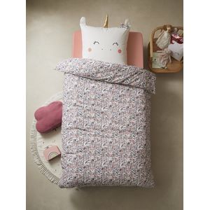Vertbaudet - Set - Dekbedovertrek + Kussensloop - EENHOORN - Machinewasbaar op 60°C
