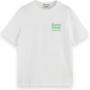 Scotch & Soda - Shirt - Lichtgroen/Wit