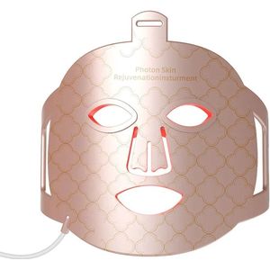 LED Gezichtsmasker - LED Face Mask - Anti Veroudering - Anti Aging - Beauty Masker Met LED-Lichttechnologie - Rosé